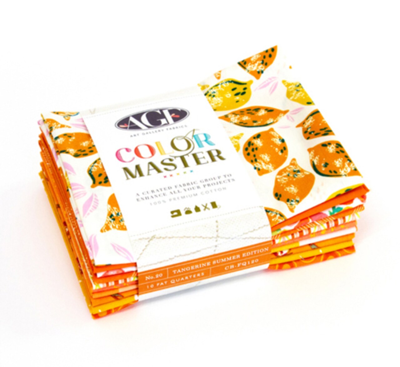 Tangerine Summer Color Master Fat Quarter Bundle by AGF Studio for Art Gallery (CB-FQ120)